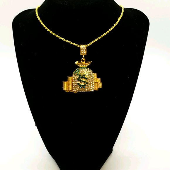 Mans iced out necklace - Picture 1 of 2
